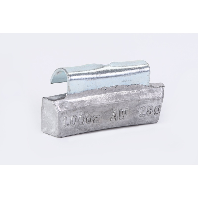 Plombco (750) AW-3.00 3.00 oz AW style lead clip-on weight, Box of 50