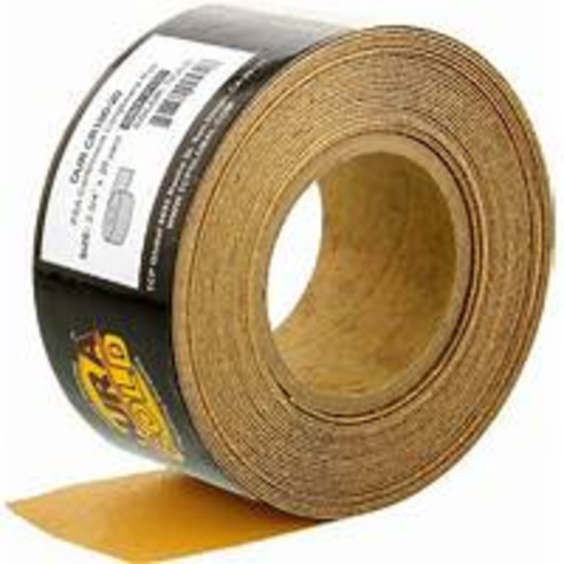 USC (133) 087107 2-3/4"x25 yds. psa 100 grit gold roll