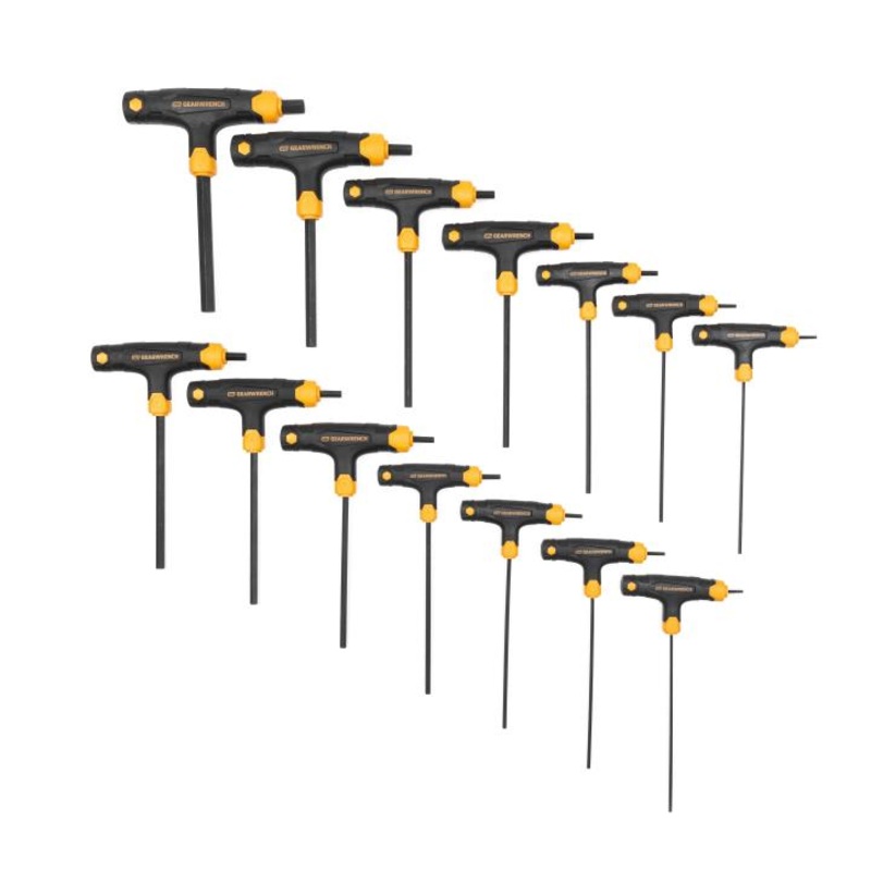 Apex Tool (442) 83514 14 Piece SAE/Metric T-Handle Hex Key Set