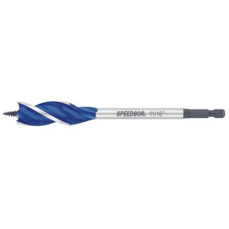 Irwin (928) 3041016 IRWIN SPEEDBOR MAX Speed Standard-Length Drill Bit, 11/16-Inch x 6-Inch length (3041016)