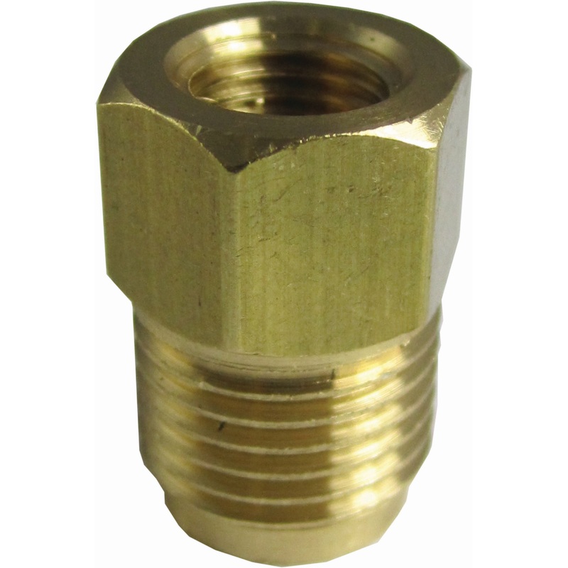 FMSI (450) 3237 3/16"(3/8"-24) Female Invert Flare x 3/16"(9/16"-18) Male Invert Flare Master Cylinder Adapter