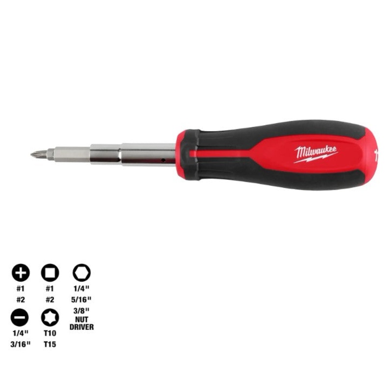 Milwaukee (366) 48-22-2914 11IN1 MAG MULTI-BIT SCREWDRIVER