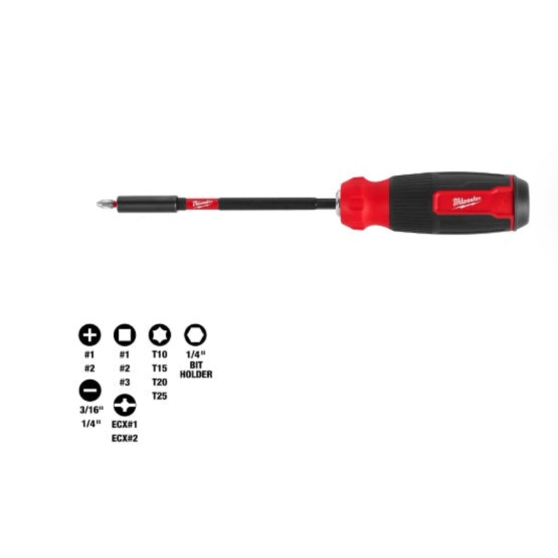 Milwaukee (366) 48-22-2915 14IN1 MULTI-BIT SCREWDRIVER W/ SHOCKWAVE IMPACT DUTY