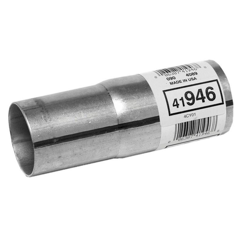 Walker (670) 41946 Walker Heavy Duty Reducer. O.D: 2", I.D: 1 3/4", Length: 5 3/8". Reduces larger I.D pipes and or tubing to smaller O.D Pipe.