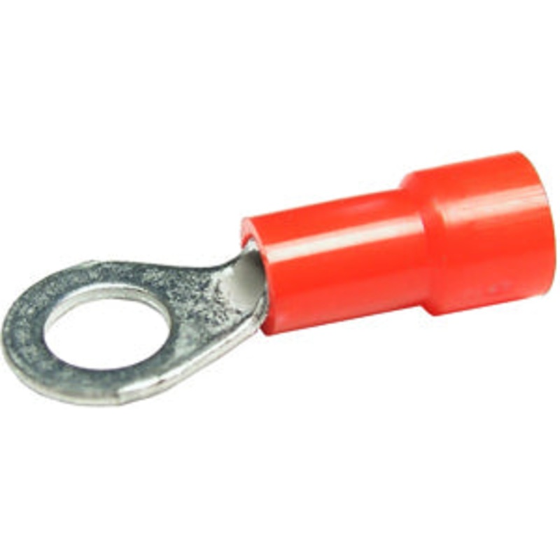 Pico (931) 1706-CS 100PCS 22-18GA 1/4" RING CONNECTORS - RED