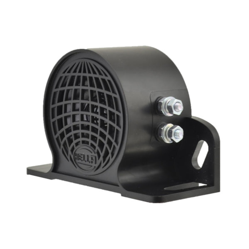 Hella (526) 009148142 Hella Back-up Alarm BM10 - 110dB(A) - Loud Tone - ECE - Housing Colour: Black - Bolted - Plug: Screw Contact - Quantity: 1