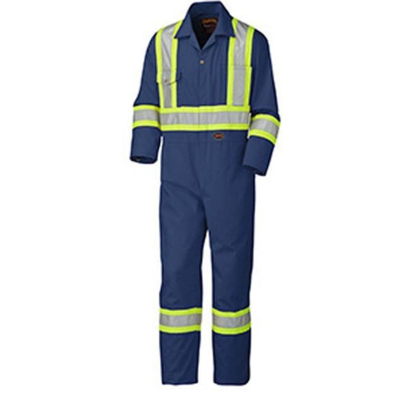North Safety (399) CPC175/B/48 Coverall with front zipper closure, 8 oz, Colour: Navy Blue. Chest Size: 48. Length: Regular