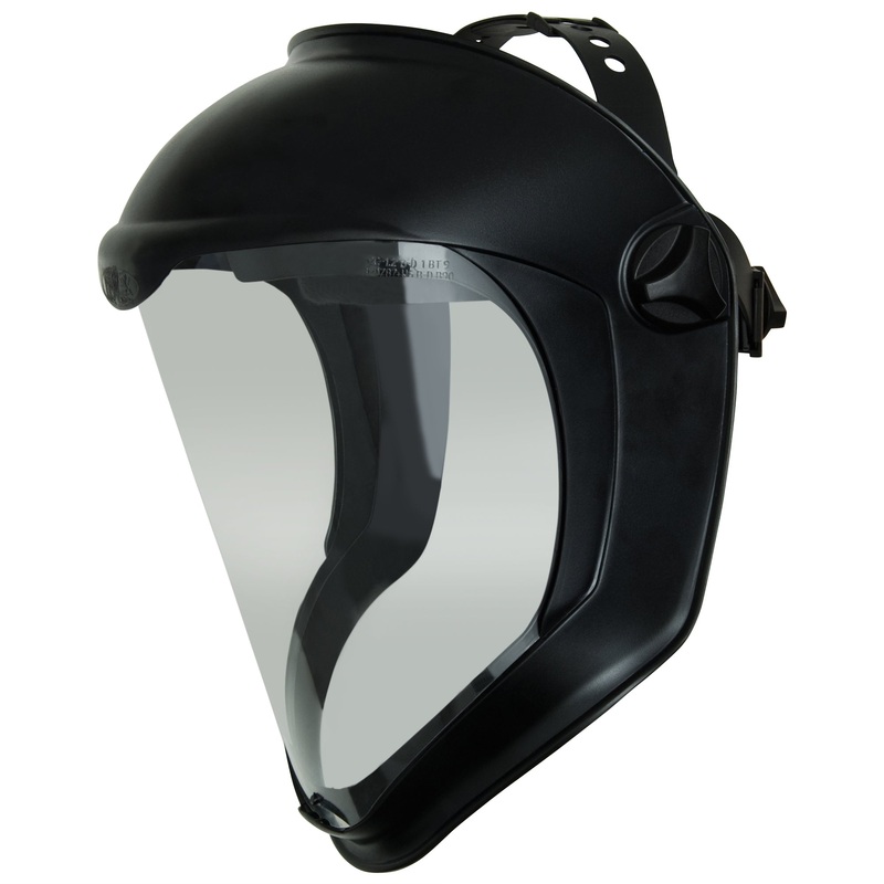 North Safety (399) S8510 Uvex Bionic Face Shield with Clear Polycarbonate Visor and Anti-Fog/Hard Coat (S8510)