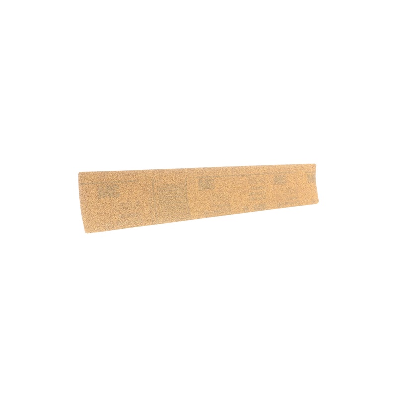 3M (815) 02135 3M Paper Sheet, 346U, P80, D-weight, 2 3/4 in x 17 1/2 in (69.9 mm x 444.5 mm), 100 sheets per inner, Colour: Gold, 3M Stock No. 7000118229