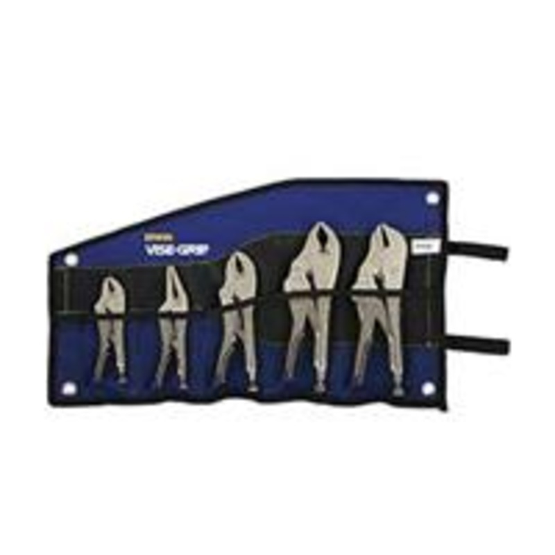 Irwin (928) IRHT82593 PLIER LCKNG 5PC FAST RELEASE KIG BAG SET