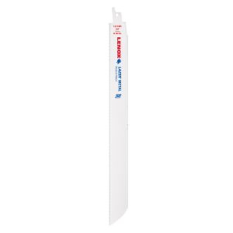 Lenox (135) 2019012118R Lenox LAZER 12118R Bi-Metal Reciprocating Saw Blades, 12-inch, 18 TPI, 5/Pk (2019012118R)
