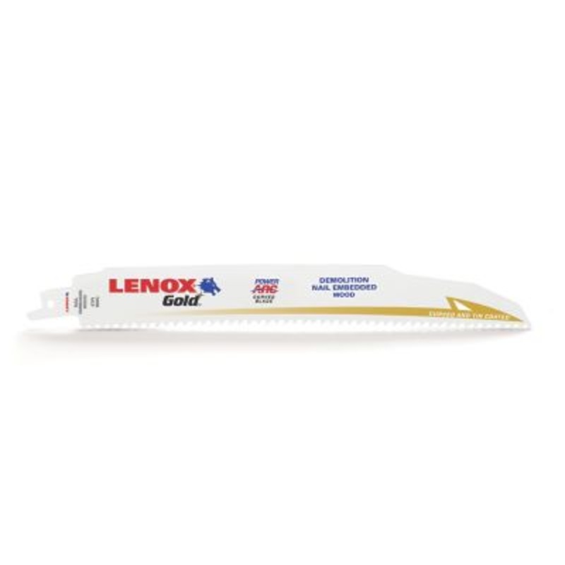 Lenox (135) 21091106GR Lenox Gold Demolition 106GR Reciprocating Saw Blades, 12-inch, 6 TPI, 5/Pk (21091106GR)
