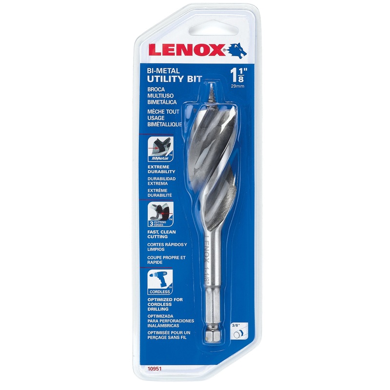 Lenox (135) 1095106A1816 1095106A1816 - BI-METAL UTILITY BITS 06A1816 6 X 1-1/8