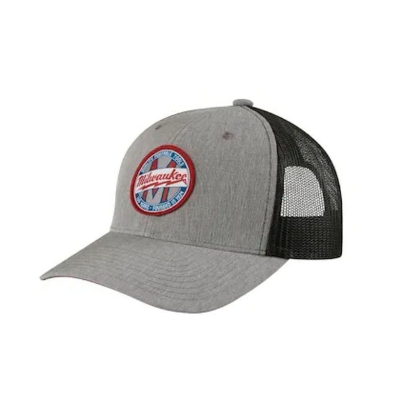 Milwaukee (366) HAT1924G Milwaukee 1924 Trucker Hat Limited Edition 100th Anniversary Snapback Hat, Universal Fit