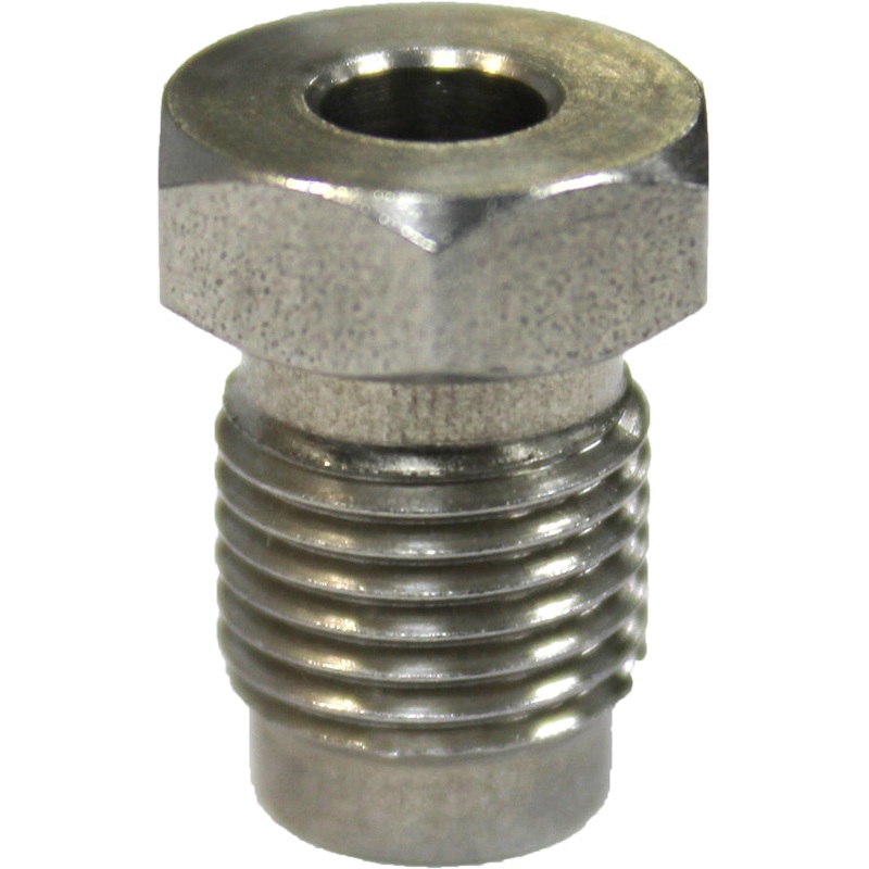 FMSI (450) 3028SS 3/16" x 10mm x 1.0 Stainless Steel BubbIe Flare Tube Nut