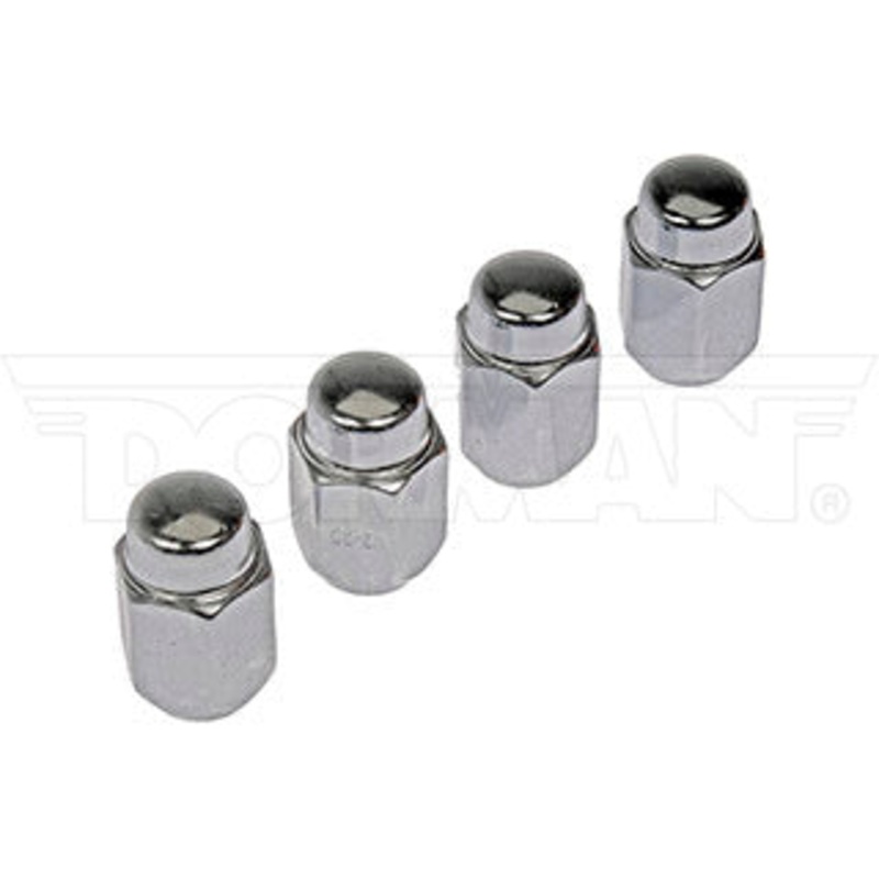 Dorman (415) 711-201 4PC CHROME WHEEL NUT, 4 pieces