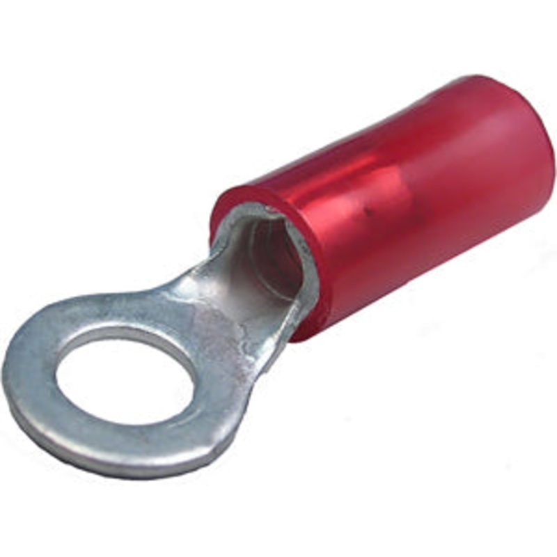 Pico (931) 4005N-C 100PCS 8GA No.10 RING CONNECTORS - RED
