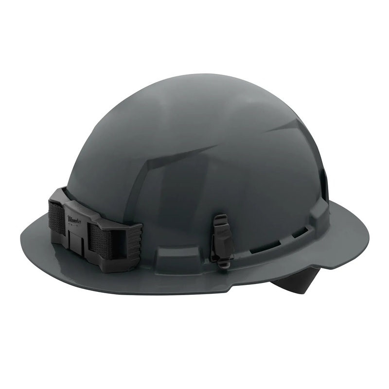 Milwaukee (366) 48-73-1115 BOLT Gray Full Brim Hard Hat w/4pt Ratcheting Suspension (USA) - Type 1, Class E