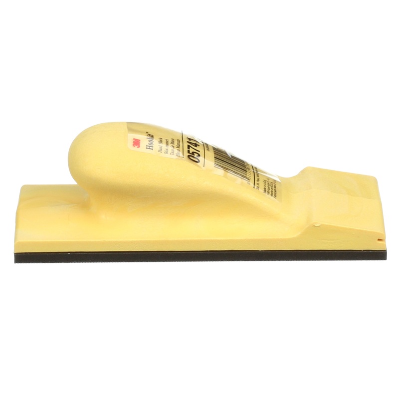 3M (815) 05741 3M Hookit Hand Block, 05741, 2-3/4 in x 7-3/4 in (7 cm x 19.69 cm), Colour: Yellow, 3M Stock No. 7000045716