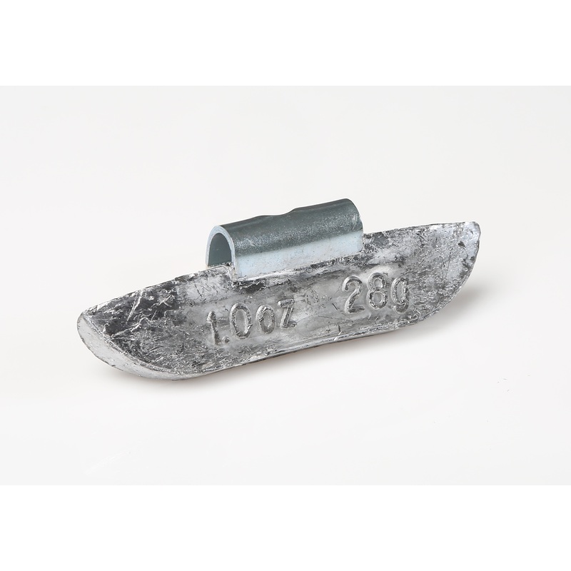 Plombco (750) REG-5.00 5.00 oz REG style lead clip-on weight, Box of 25