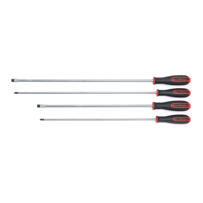 Apex Tool (442) 80069 Gearwrench SET SCRDR DUAL LNG 4PC