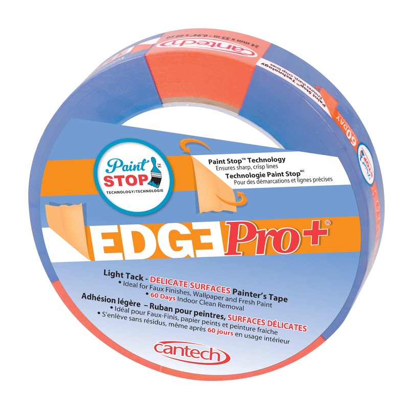Cantech (111) 315-24 24mm x 55m EDGEPRO+ ORANGE MASKING TAPE