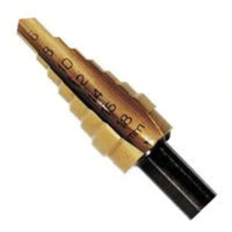 Irwin (928) 16105 IRWIN Unibit Titanium Metric Self-Starting Step Drill Bit, No.5MT (16105)