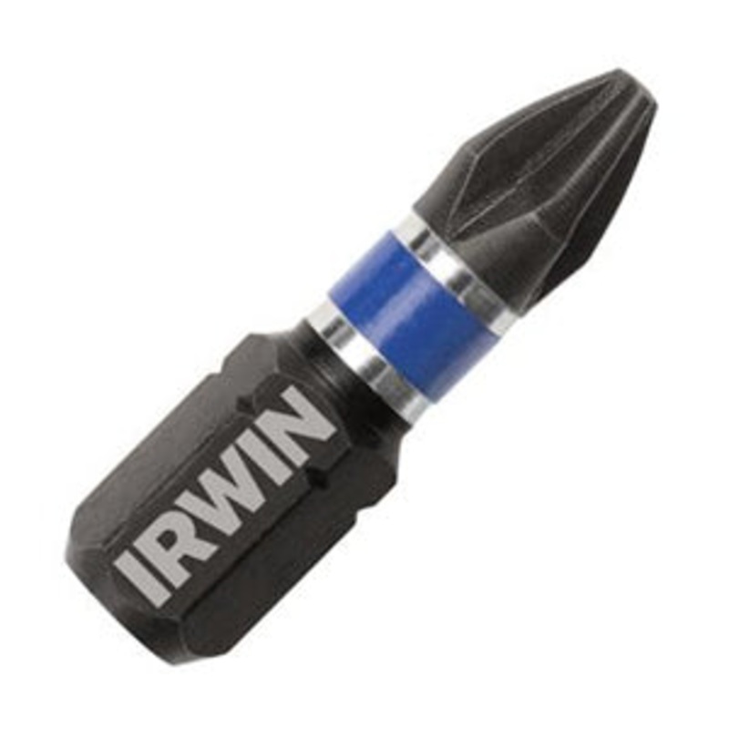 Irwin (928) 1837329 IRWIN Impact Performance Series Phillips Insert Bits, No.2, 10/Pk (1837329)