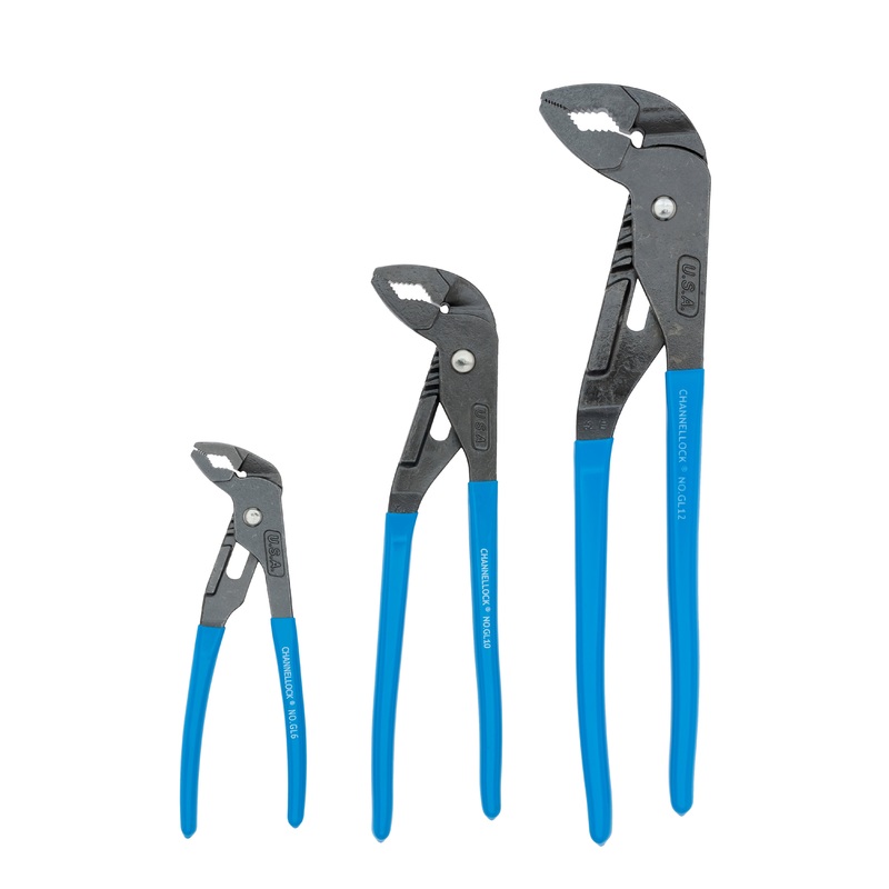 Channellock (674) GLS-3 3PC GRIPLOCK PLIER SET