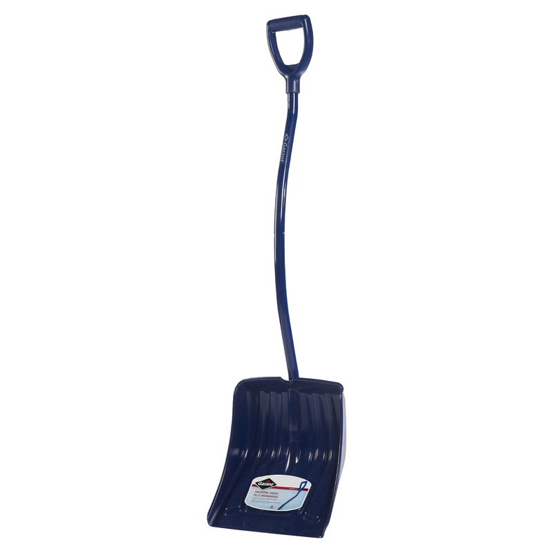 Garant (633) 78520 14-Inch Ergonomic Snow Shovel with Lightweight Aluminium Curved Handle for Intensive Use