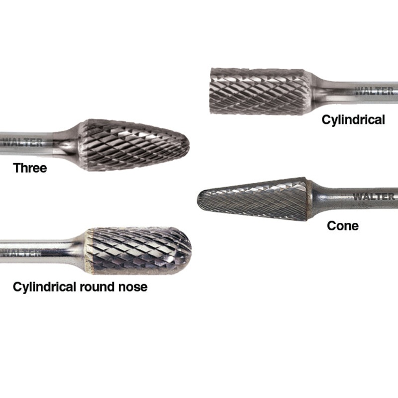 Walter (365) 01V036 CARBIDE BURR 1/4" Shank Aluminum & Soft Metals SL-3 NF
