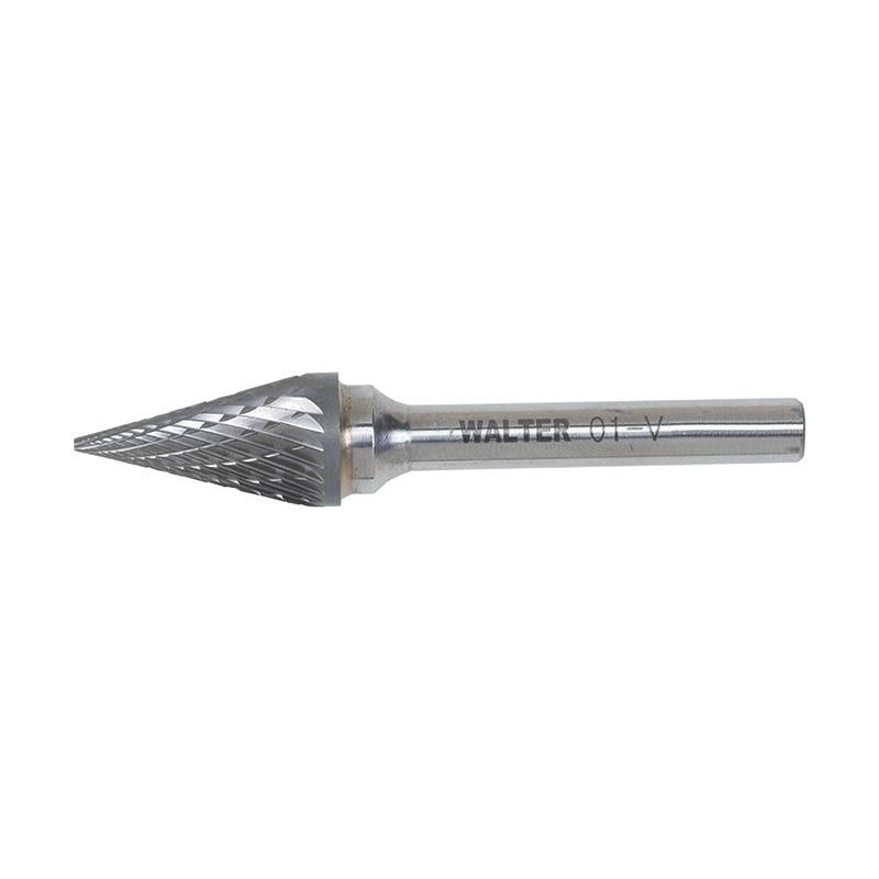 Walter (365) 01V050 CARBIDE BURR 1/4" Shank Double Cut SM-4 DC