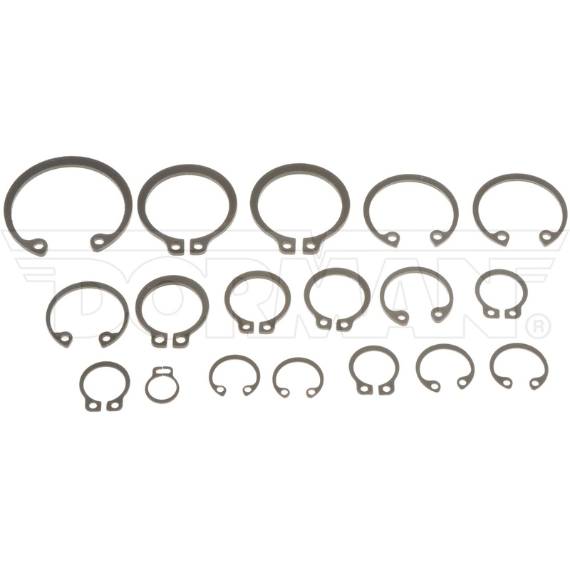 Dorman (415) 49899 External Retaining Ring Assortment, 18 pieces