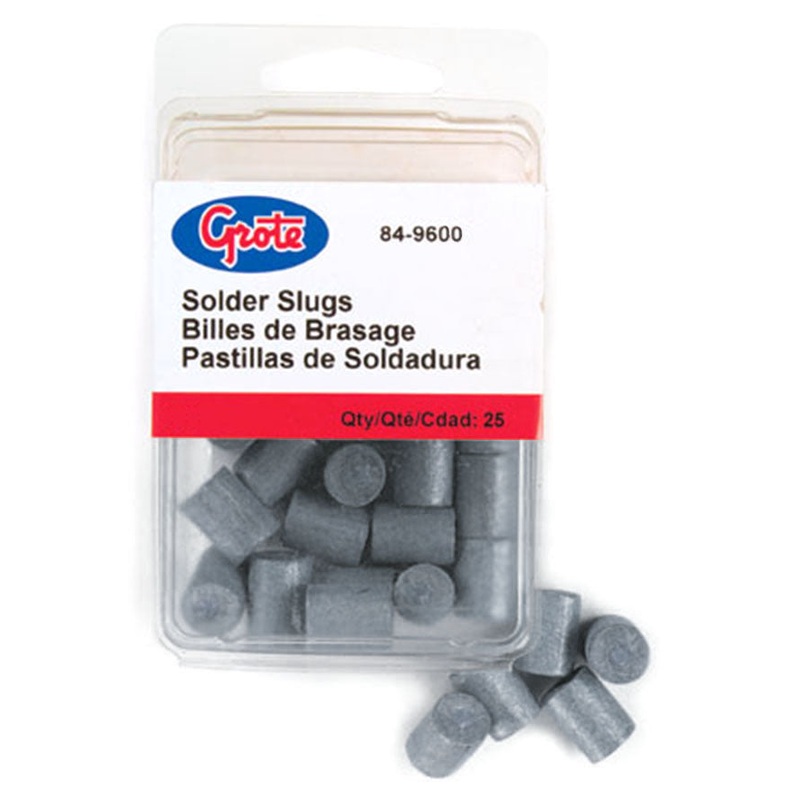 Grote (522) 84-9600 Solder Slugs & Flux, pack of 25