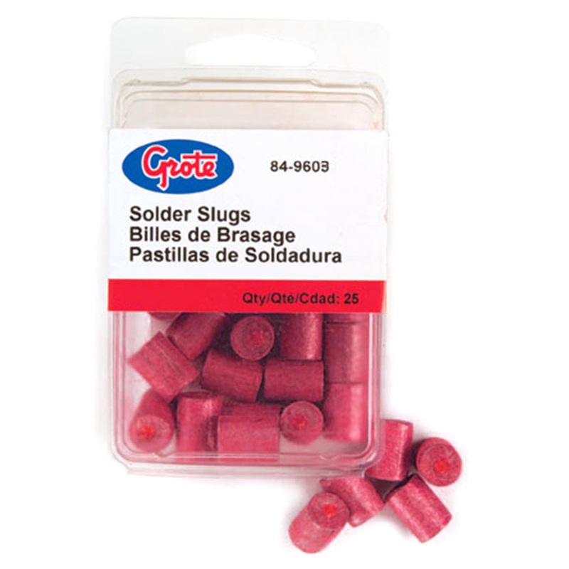 Grote (522) 84-9603 Solder Slugs & Flux, pack of 25