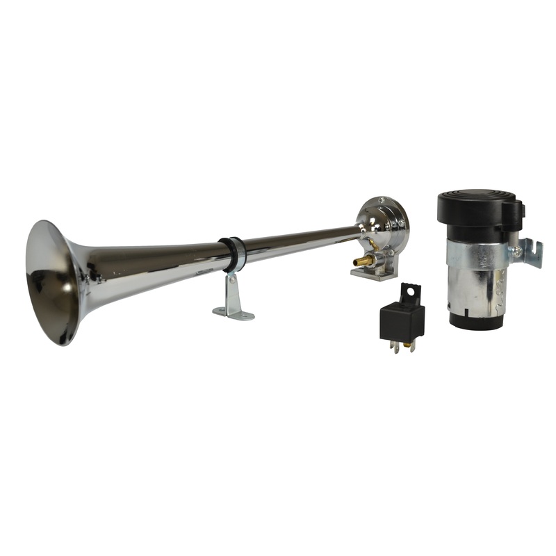 Hella (526) 013410001 HORN KIT BL CHROME AIR