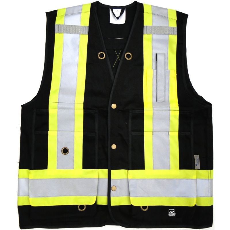 Viking (725) 6165BK-S Open Road Surveyor CSA Vest Black (Size Small)