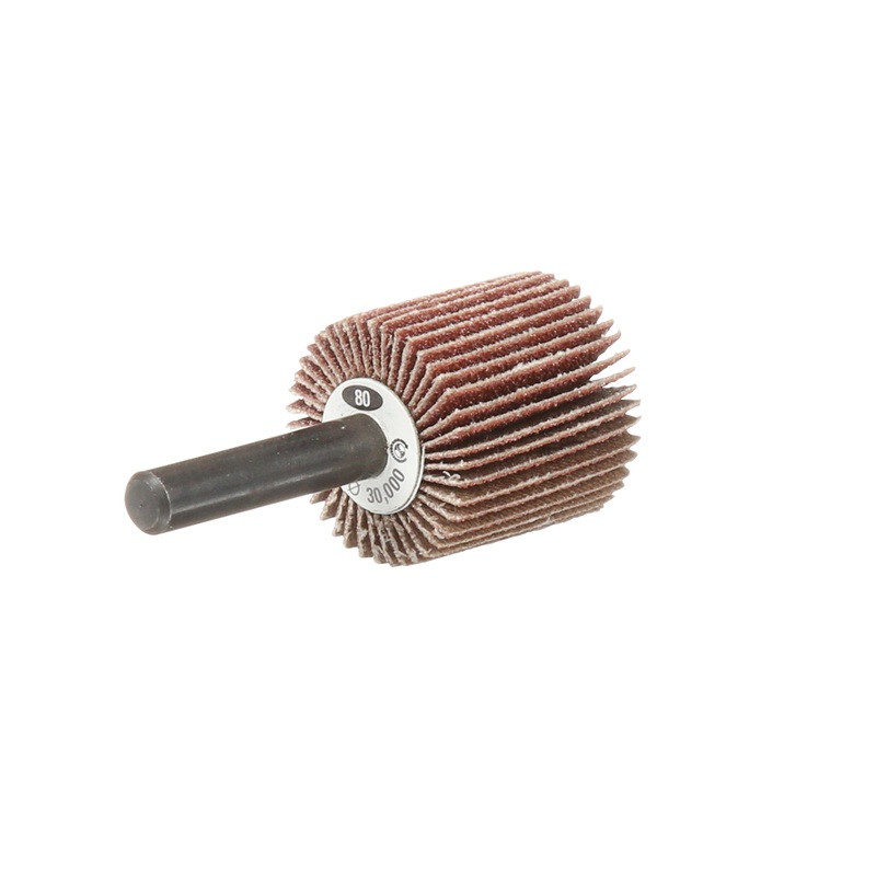 3M (815) 35476 3M Flap Wheel, 244D, grade 80, type 83, 1 in x 1 in x 1/4 in (25.4 mm x 25.4 mm x 6.35 mm), 3M Stock No. 7000118558