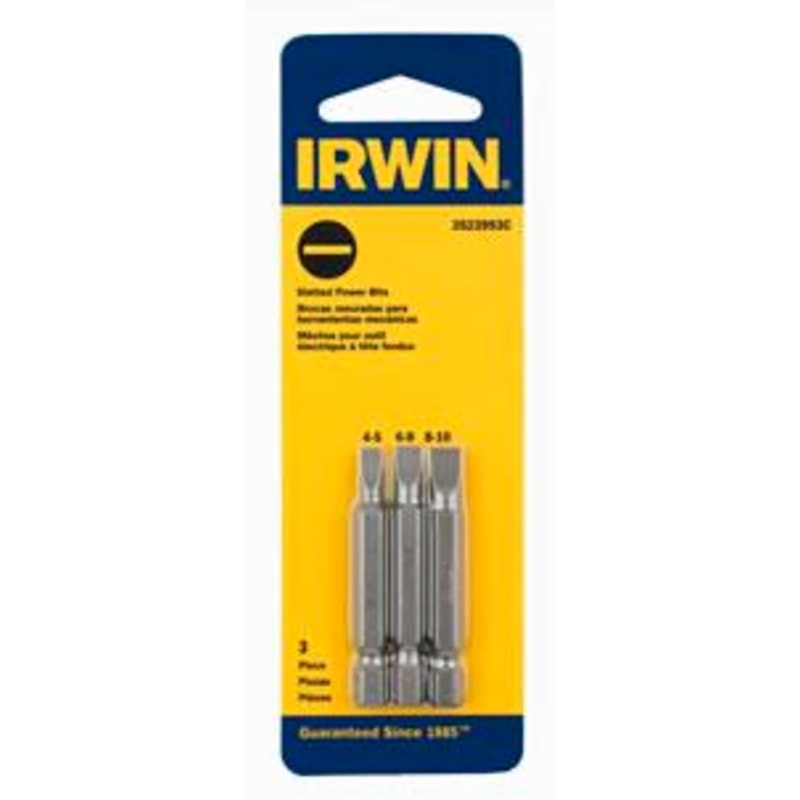 Irwin (928) 3523993C 3523993C - POWER BIT 3PC SL SET 1-15/16"