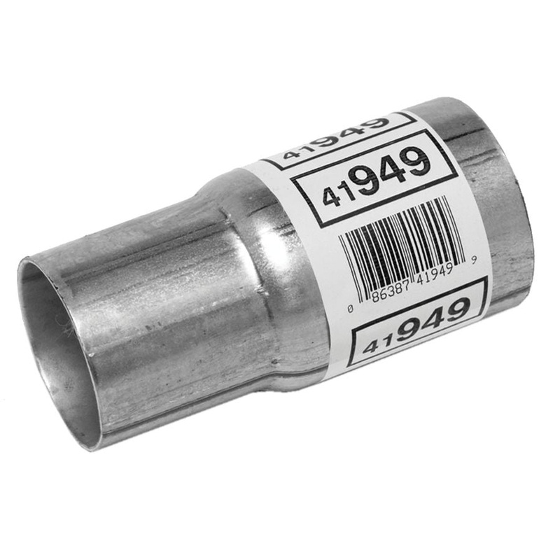 Walker (670) 41949 Walker Heavy Duty Reducer. I.D: 1 1/8", O.D: 2", Length: 4 1/2". Reduces larger O.D pipes and or tubing to smaller I.D Pipe.