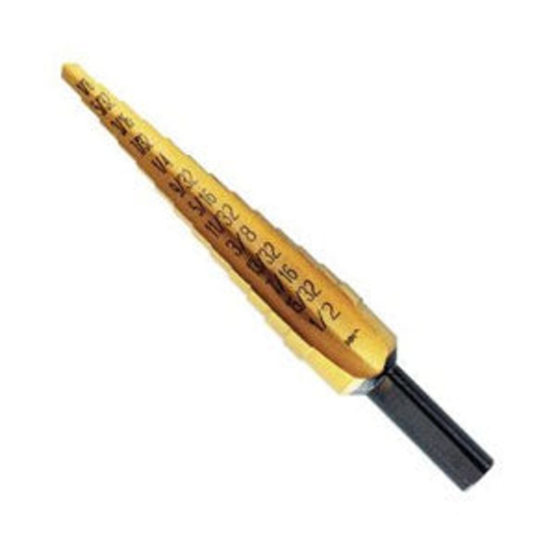 Irwin (928) 15104 IRWIN Unibit Titanium Fractional Self-Starting Step Drill Bit, No.4T (15104)
