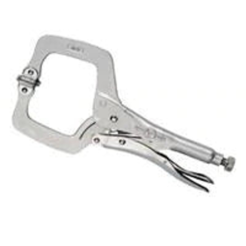Irwin (928) 165 4SP THE ORIGINAL LOCKING C-CLAMP WITH SWIVEL PADS, 4" (100 MM)