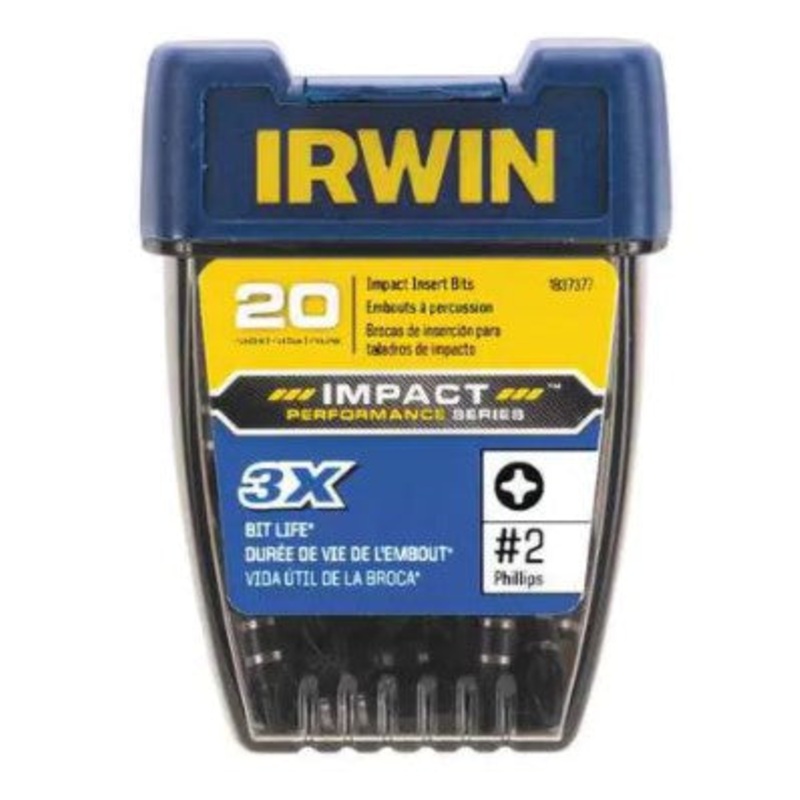 Irwin (928) IWAF31PH220 IMPACT 1IN PH No.2 - TIC TAC (20)