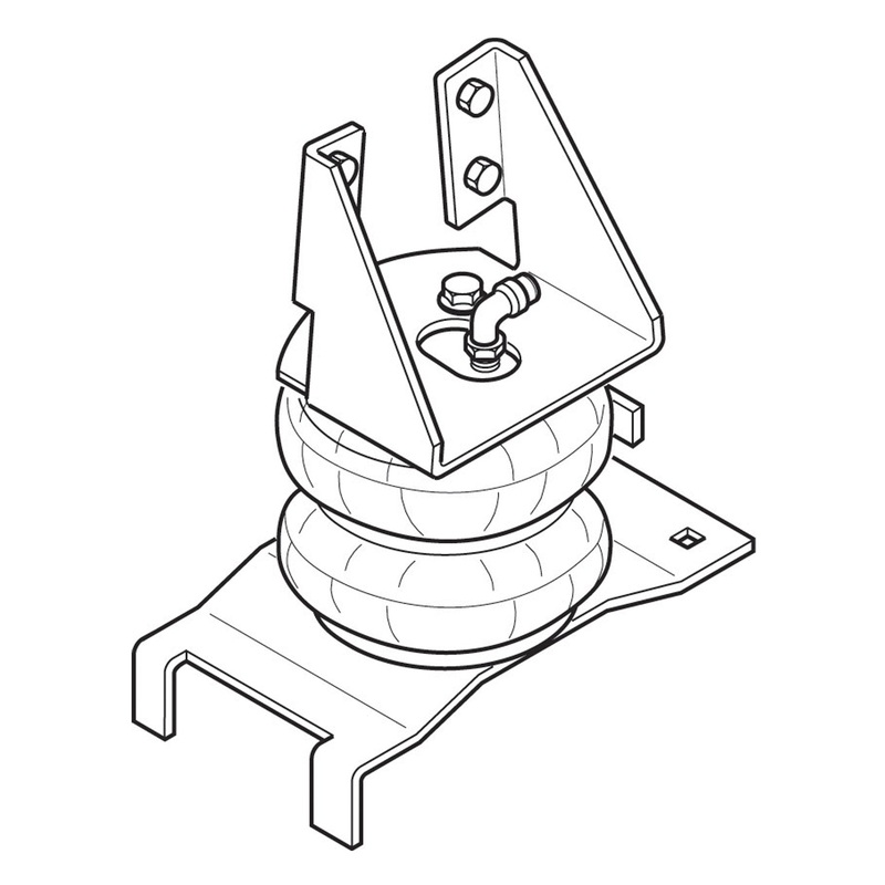 Firestone (217) 2245 Ride-Rite Suspension Leveling Kit. Position: Rear.