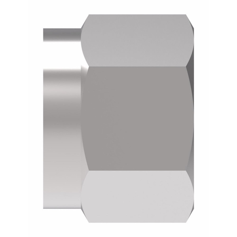 WHD (129) 105X6X7 INV FLARE 3/8TUBE NUT X7/16THREAD(STEEL)