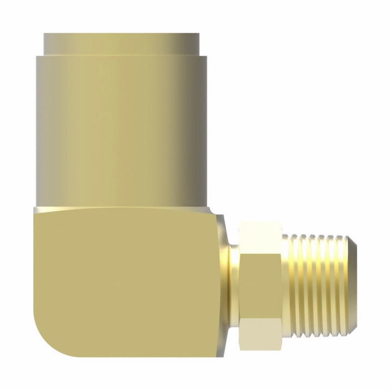 WHD (129) 1869X6S AIR BRAKE QC 3/8 TUBE X 1/4 MPT 90SWVL