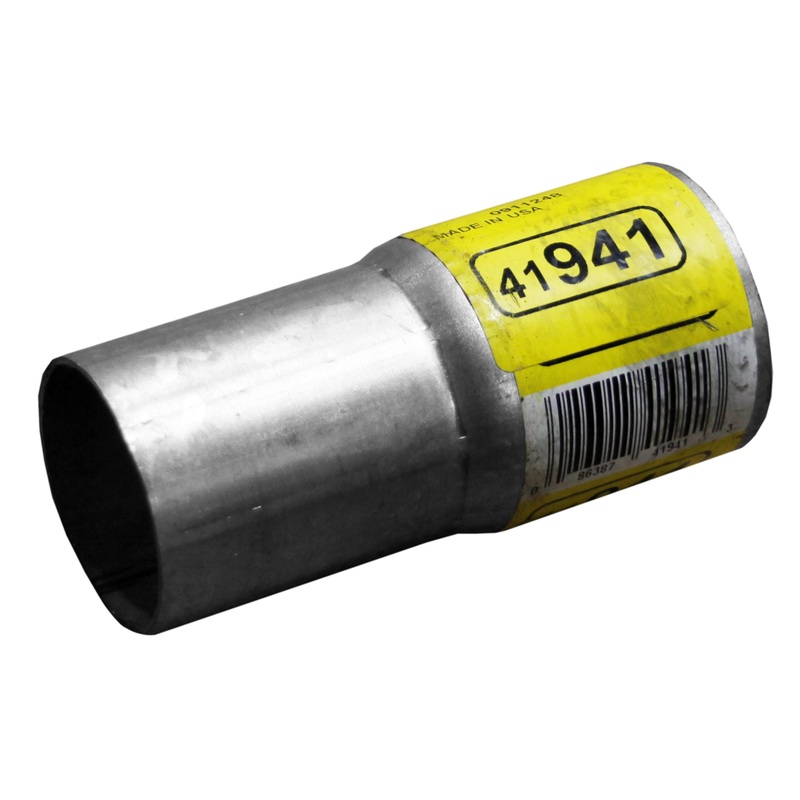 Walker (670) 41941 Walker Heavy Duty Reducer. I.D: 2", I.D: 1 3/4", Length: 4 1/2". Reduces O.D pipe and or tubing of different sizes.