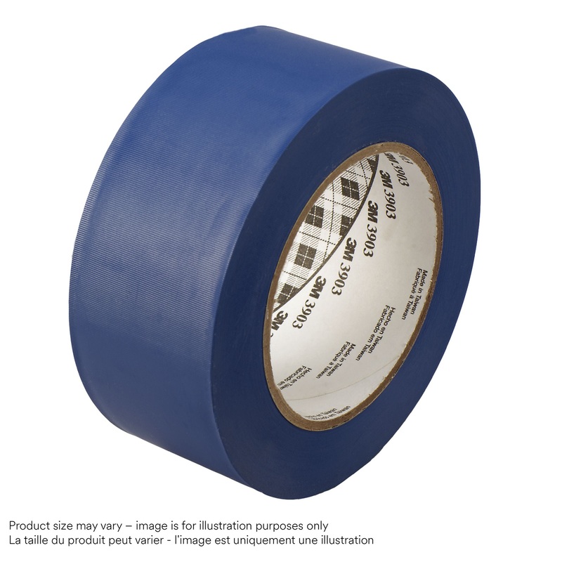 3M (815) 3903-2X50-BLU 3M Vinyl Duct Tape, 3903, blue, 2 in x 50 yd (50.8 mm x 45.7 m), 24 per case, Colour: Blue, 3M Stock No. 7100155016