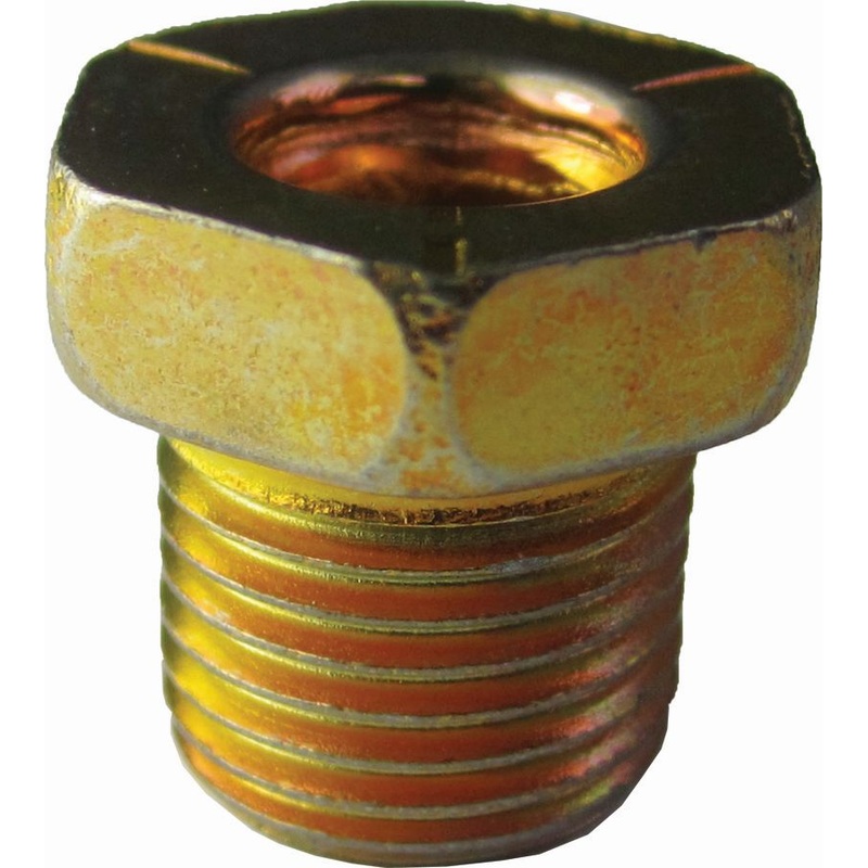 FMSI (450) 3415 1/4" x 7/16" - 24 Standard Steel Invert Flare Tube Nut