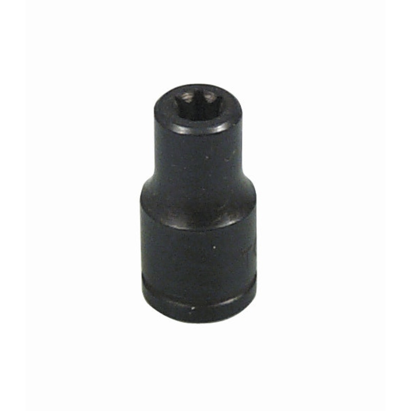 Lisle (371) 26770 Fits external Torx bolts. Heat treated, alloy steel. 1/4" drive.